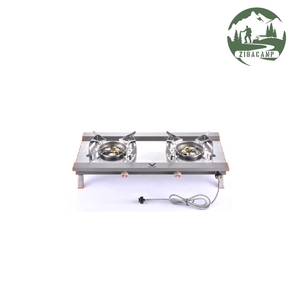 Snowhawk-two-burner-travel-gas-stove-model-SN-C6190 اجاق گاز مسافرتی دو شعله اسنوهاک مدل SN-C6190